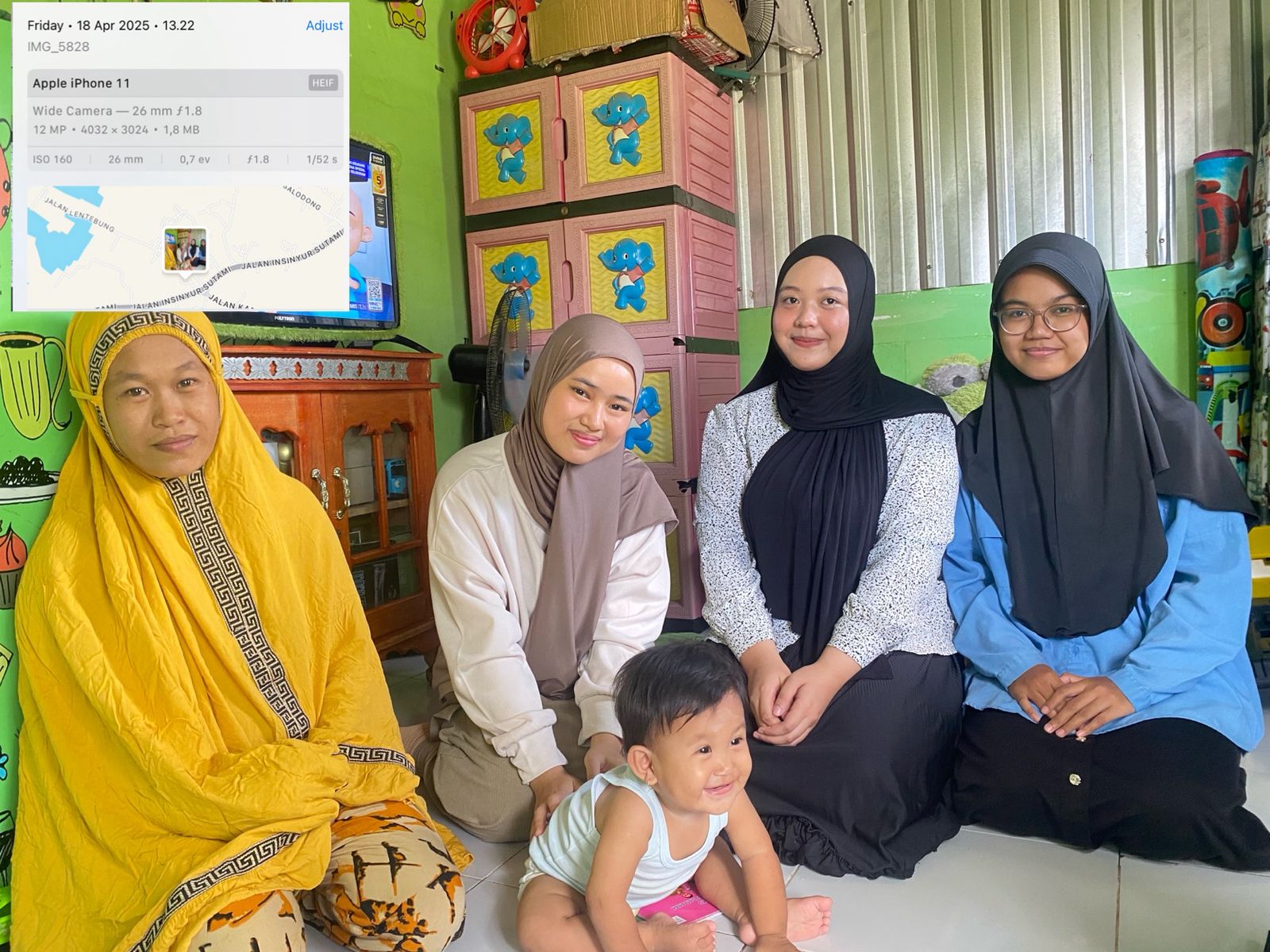 Kunjungan Ketiga dengan Ibu Yulianti dan Adek Fany (18 April 2025)
